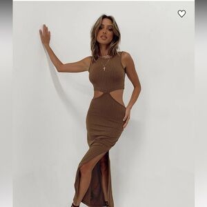 Brown Maxi Dress